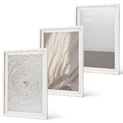 Composizione di quadri Texture boho naturali