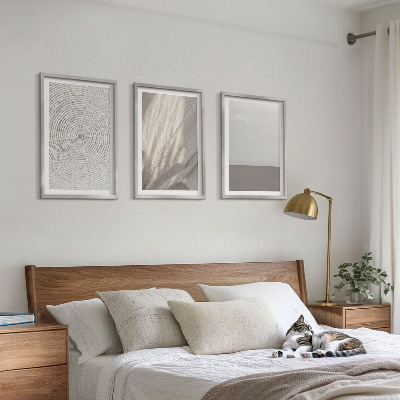 Composizione di quadri Texture boho naturali