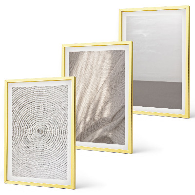 Composizione di quadri Texture boho naturali