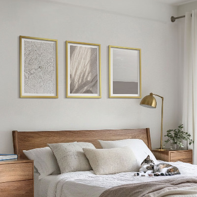 Composizione di quadri Texture boho naturali