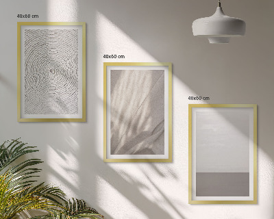 Composizione di quadri Texture boho naturali