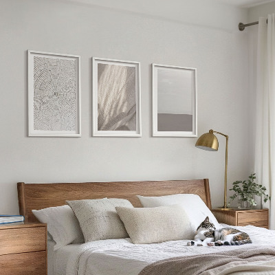 Composizione di quadri Texture boho naturali
