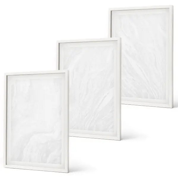 Set di quadri incorniciati con elegante struttura in marmo