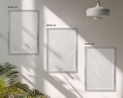 Set di quadri incorniciati Elegante struttura in marmo