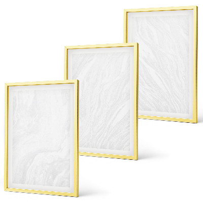 Set di quadri incorniciati Elegante struttura in marmo