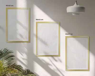 Set di quadri incorniciati con elegante struttura in marmo