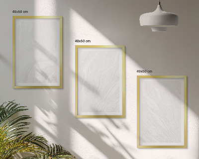 Set di quadri incorniciati Elegante struttura in marmo