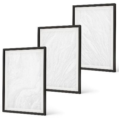 Set di quadri incorniciati Elegante struttura in marmo