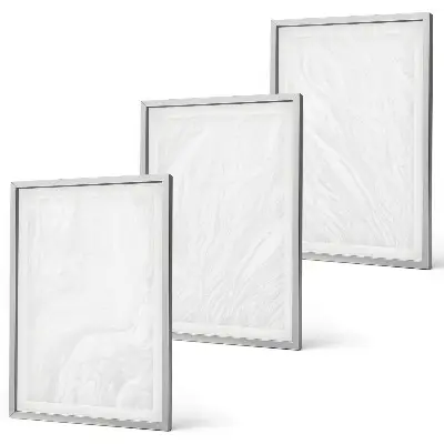 Set di quadri incorniciati con elegante struttura in marmo