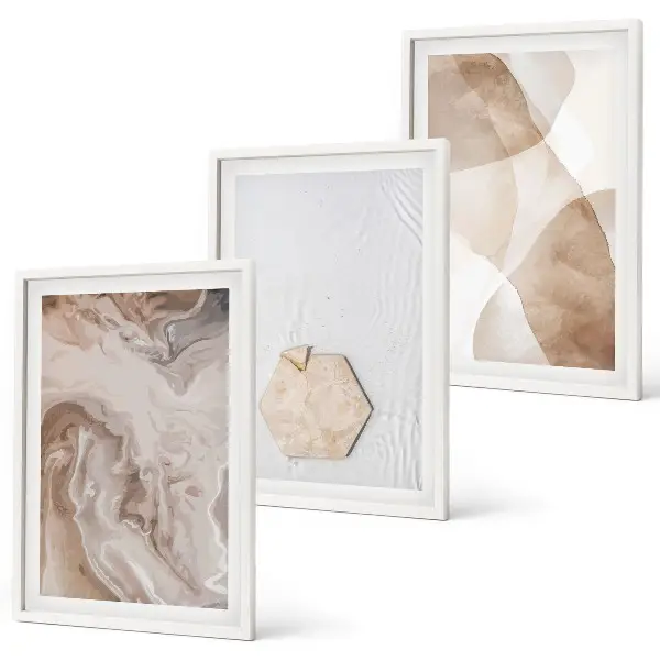 Set di quadri incorniciati astrazione della natura di design