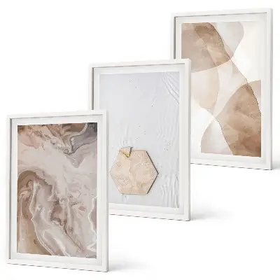 Set di quadri incorniciati astrazione della natura di design