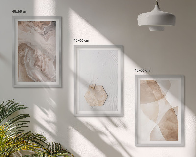 Set di quadri incorniciati Astrazione della natura da parte del designer