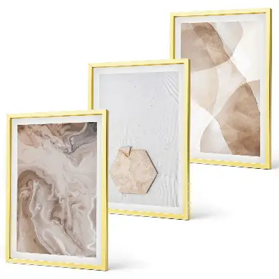 Set di quadri incorniciati astrazione della natura di design
