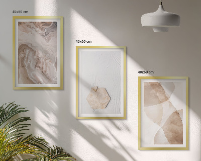 Set di quadri incorniciati Astrazione della natura da parte del designer