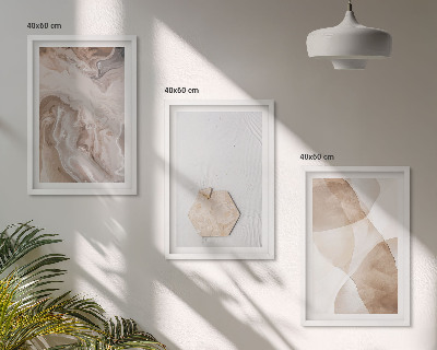 Set di quadri incorniciati Astrazione della natura da parte del designer