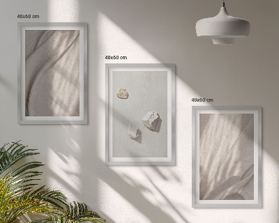 Set di 3 quadri Primi piani della struttura in stile boho