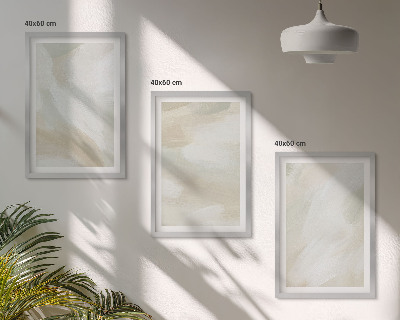 Set di quadri incorniciati Texture pittorica minimalismo
