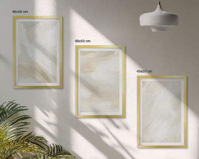 Set di quadri incorniciati Texture pittorica minimalismo