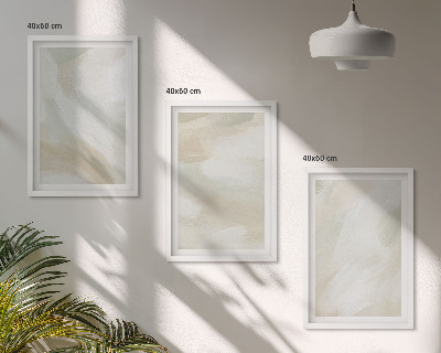 Set di quadri incorniciati Texture pittorica minimalismo