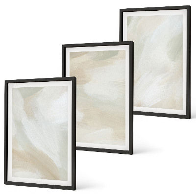 Set di quadri incorniciati Texture pittorica minimalismo