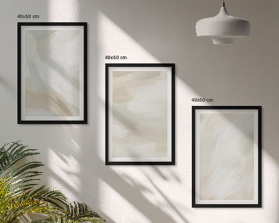 Set di quadri incorniciati Texture pittorica minimalismo