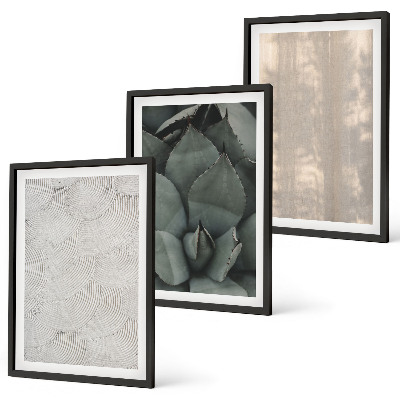 Set di quadri incorniciati Trame tropicali estive