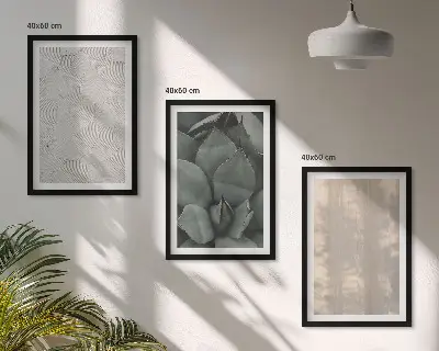 Set di quadri incorniciati motivo con trame tropicali estive