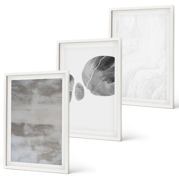 Set di quadri incorniciati Strutture moderne astratte