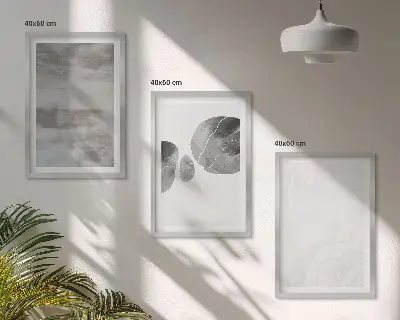 Set di quadri incorniciati con stampe di strutture astratte moderne