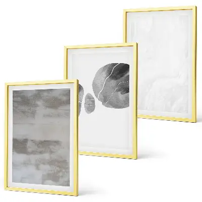 Set di quadri incorniciati con stampe di strutture astratte moderne