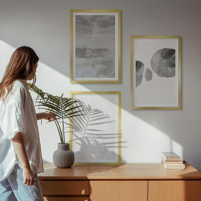 Set di quadri incorniciati Strutture moderne astratte