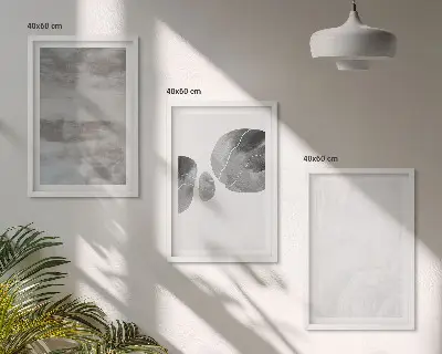 Set di quadri incorniciati con stampe di strutture astratte moderne