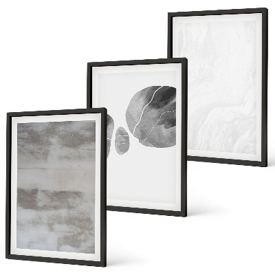 Set di quadri incorniciati Strutture moderne astratte