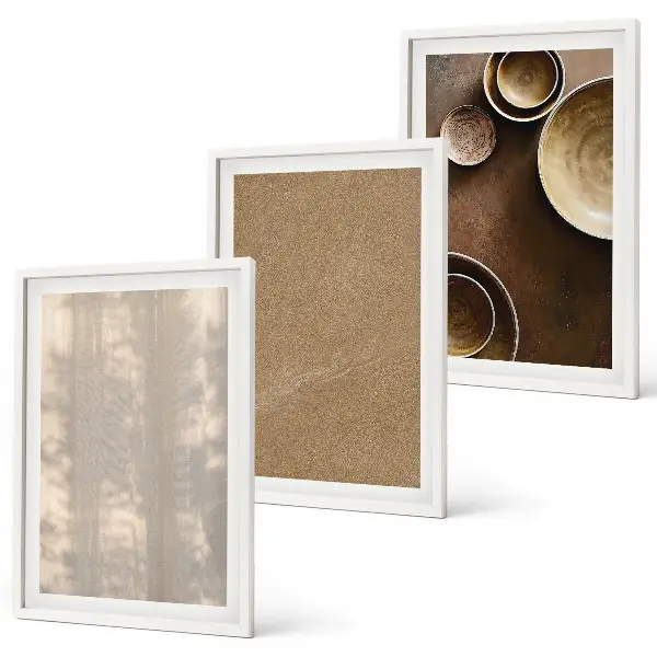 Composizione di quadri con strutture di texture minimaliste