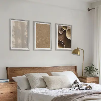 Composizione di quadri con strutture di texture minimaliste