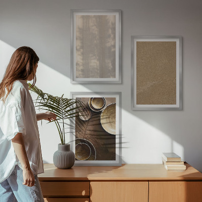 Composizione di quadri Strutture di texture minimaliste