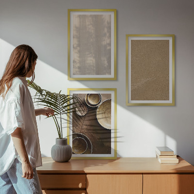 Composizione di quadri Strutture di texture minimaliste