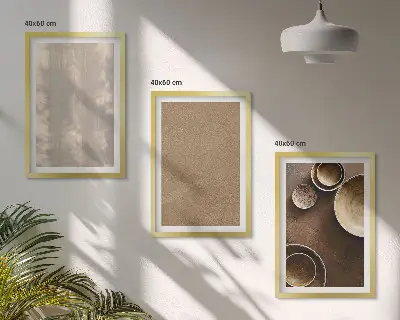 Composizione di quadri con strutture di texture minimaliste