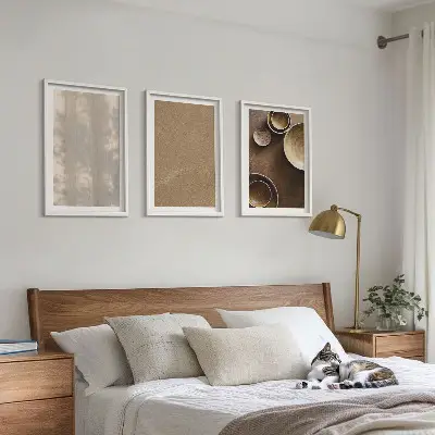 Composizione di quadri con strutture di texture minimaliste