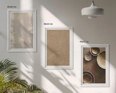 Composizione di quadri con strutture di texture minimaliste