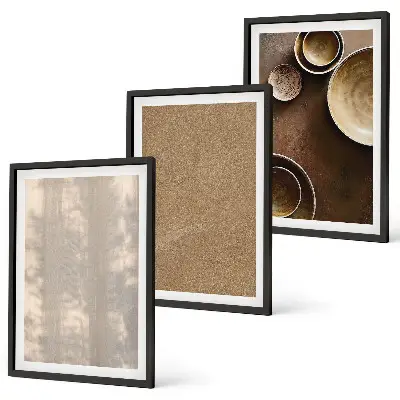 Composizione di quadri con strutture di texture minimaliste