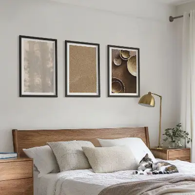 Composizione di quadri con strutture di texture minimaliste