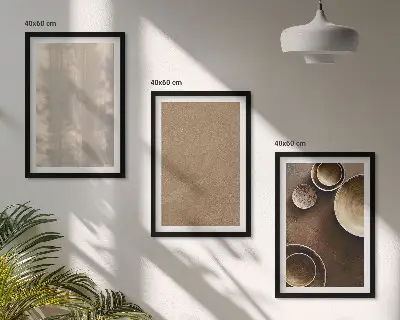 Composizione di quadri con strutture di texture minimaliste