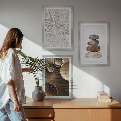 Set di quadri incorniciati Le texture nell'arte moderna
