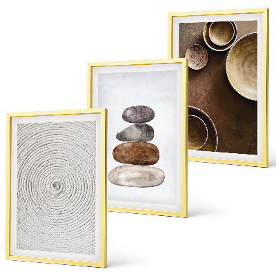 Set di quadri incorniciati Le texture nell'arte moderna