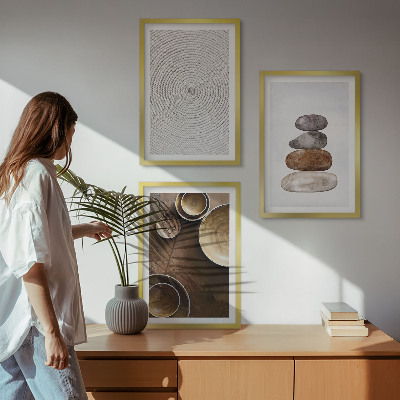 Set di quadri incorniciati Le texture nell'arte moderna