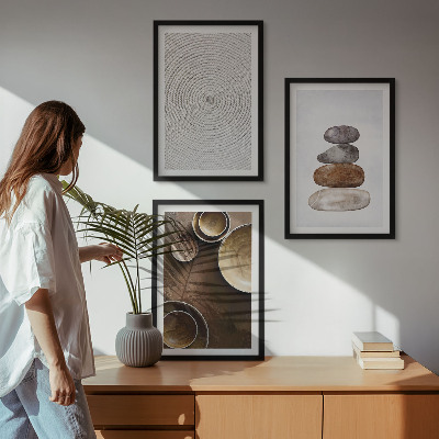 Set di quadri incorniciati Le texture nell'arte moderna