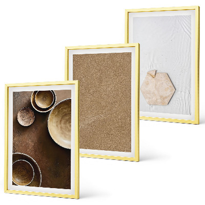 Composizione di quadri Texture e colori minimalisti
