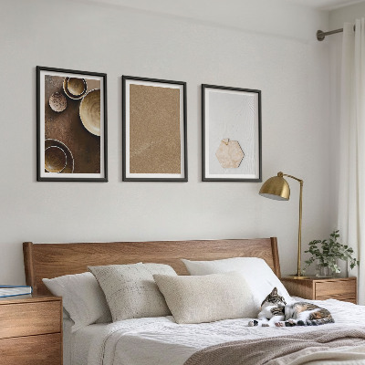 Composizione di quadri Texture e colori minimalisti