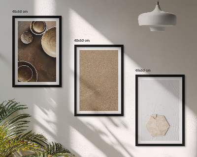 Composizione di quadri Texture e colori minimalisti
